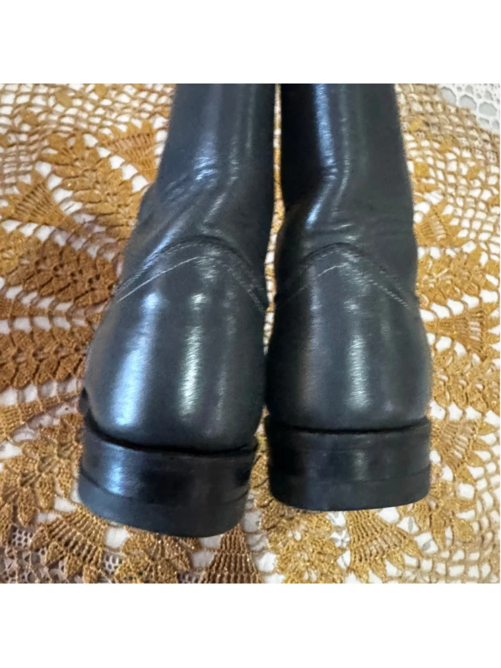 Vintage Justin Grey Leather Cowboy Men's Boots 7.5 C / 9.5 Women's